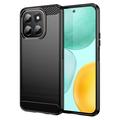 Honor X6c Brushed TPU Case - Carbon Fiber