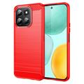 Honor X6c Brushed TPU Case - Carbon Fiber