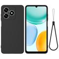 Honor X8d Liquid Silicone Case with Hand Strap