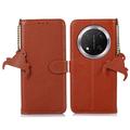 Honor X60 Pro/X9c/Magic7 Lite Wallet Leather Case with RFID - Brown