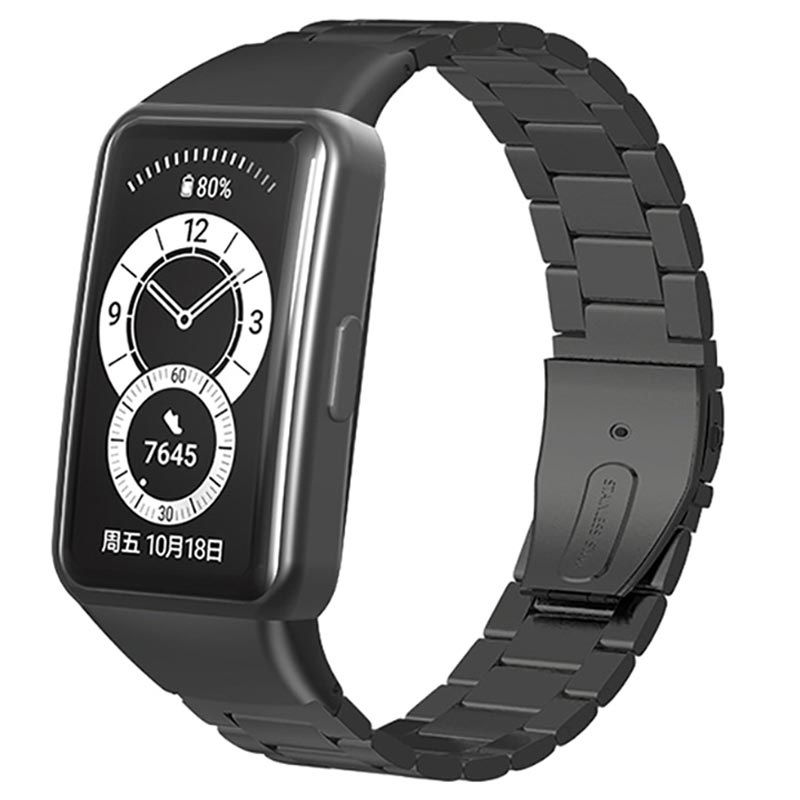 Betasten Van Vermeend Huawei Band 6, Honor Band 6 Stainless Steel Strap - 37mm