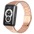 Huawei Band 6, Honor Band 6 Stainless Steel Strap - 37mm - Rose Gold