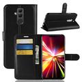 Huawei Mate 20 Lite Wallet Case with Magnetic Closure - Black