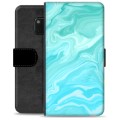 Huawei Mate 20 Pro Premium Wallet Case - Blue Marble