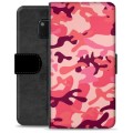 Huawei Mate 20 Pro Premium Wallet Case - Pink Camouflage