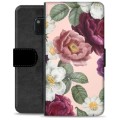 Huawei Mate 20 Pro Premium Wallet Case - Romantic Flowers