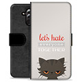 Huawei Mate 20 Lite Premium Wallet Case - Angry Cat