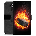 Huawei Mate 20 Lite Premium Wallet Case - Ice Hockey