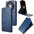 Huawei Mate 80/80 Pro Vertical Flip Case with Stand - Dark Blue