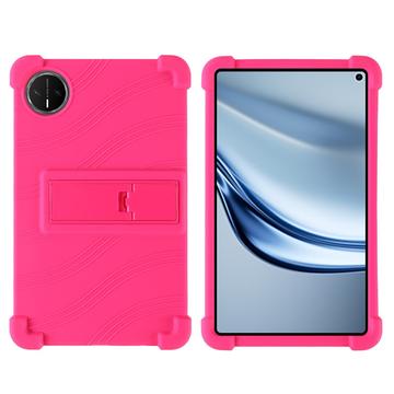 Huawei MatePad Mini Silicone Case with Kickstand - Hot Pink
