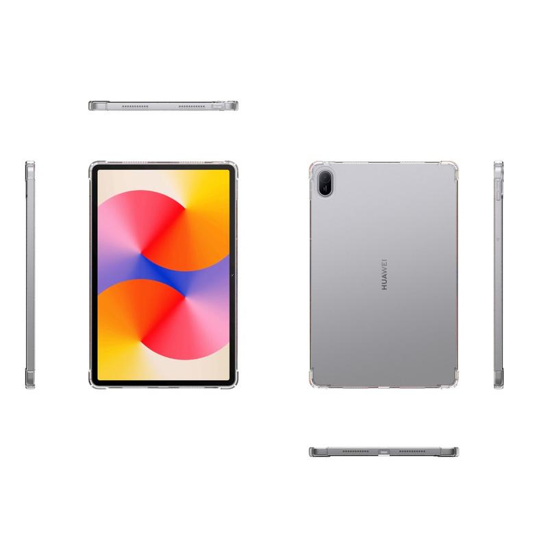 REY Cover In Gel TPU Antiurto Per Huawei MatePad 11,5" S 2024 – Custodia Morbida E Sottile Trasparente