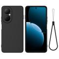 Huawei Nova Y73 Liquid Silicone Case with Hand Strap