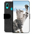 Huawei P Smart (2019) Premium Wallet Case - Cat