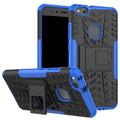 Huawei P10 Lite Anti-Slip Hybrid Case with Kickstand - Blue / Black