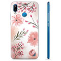 Huawei P20 Lite TPU Case - Pink Flowers
