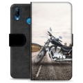 Huawei P20 Lite Premium Wallet Case - Motorbike