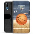 Huawei P20 Premium Wallet Case - Basketball