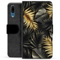 Huawei P20 Premium Wallet Case - Golden Leaves