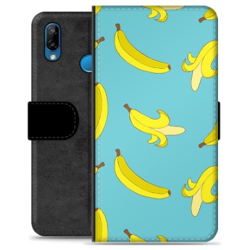 Huawei P20 Lite Premium Wallet Case - Bananas