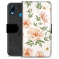 Huawei P20 Lite Premium Wallet Case - Floral