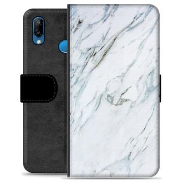 Huawei P20 Lite Premium Wallet Case - Marble