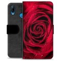 Huawei P20 Lite Premium Wallet Case - Rose