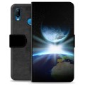 Huawei P20 Lite Premium Wallet Case - Space