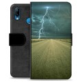 Huawei P20 Lite Premium Wallet Case - Storm