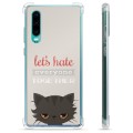 Huawei P30 Hybrid Case - Angry Cat