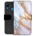 Huawei P30 Lite Premium Wallet Case - Elegant Marble