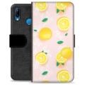 Huawei P30 Lite Premium Wallet Case - Lemon Pattern