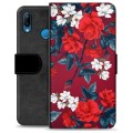 Huawei P30 Lite Premium Wallet Case - Vintage Flowers