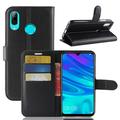 Huawei P30 Lite Wallet Case with Magnetic Closure - Black