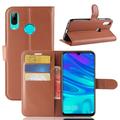 Huawei P30 Lite Wallet Case with Magnetic Closure - Brown