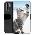 Huawei P30 Pro Premium Wallet Case - Cat