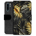 Huawei P30 Pro Premium Wallet Case - Golden Leaves