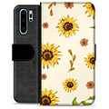 Huawei P30 Pro Premium Wallet Case - Sunflower