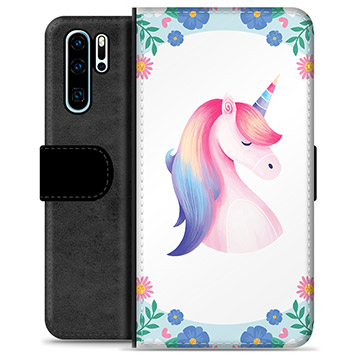 Huawei P30 Pro Premium Wallet Case - Unicorn