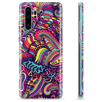 Huawei P30 Pro TPU Case - Abstract Flowers
