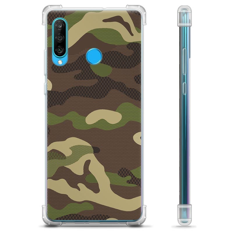 Huawei P30 Lite Hybrid Case Camo
