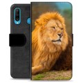 Huawei P30 Lite Premium Wallet Case - Lion