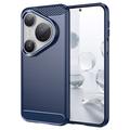 Huawei Pura 80 Pro/80 Pro+/80 Ultra Brushed TPU Case - Carbon Fiber
