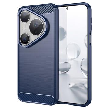 Huawei Pura 80 Pro/80 Pro+/80 Ultra Brushed TPU Case - Carbon Fiber