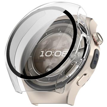 Huawei Watch 5 Plastic Case with Screen Protector - 42mm - Clear