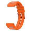 Huawei Watch GT 7/GT 7 Pro Quick Release Dual-Color Silicone Sports Strap - Orange / Grey