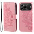 Huawei nova 16 SE Mandala Wallet Case with Wrist Strap - Pink