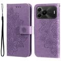 Huawei nova 16 SE Mandala Wallet Case with Wrist Strap - Purple