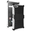 Sony Xperia Z5 Compact Anti-Slip Hybrid Case - Black / White