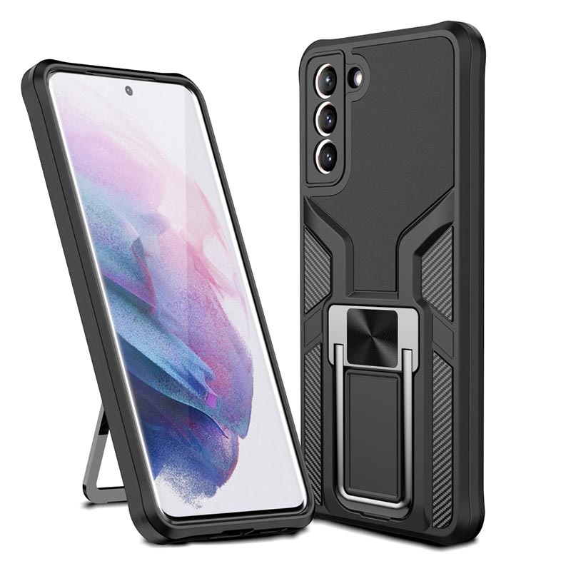 Samsung Galaxy S21 5g Hybrid Case With Metal Kickstand Samsung Galaxy S21 5g Hybrid Case With Metal Kickstand