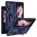 Samsung Galaxy Z Fold3 5G Hybrid Case with Metal Kickstand - Blue